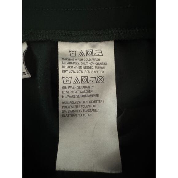 Susan Graver Modern Essentials Liquid Knit Boot-Cut Pants Evergreen Pine XXSP - Picture 10 of 11